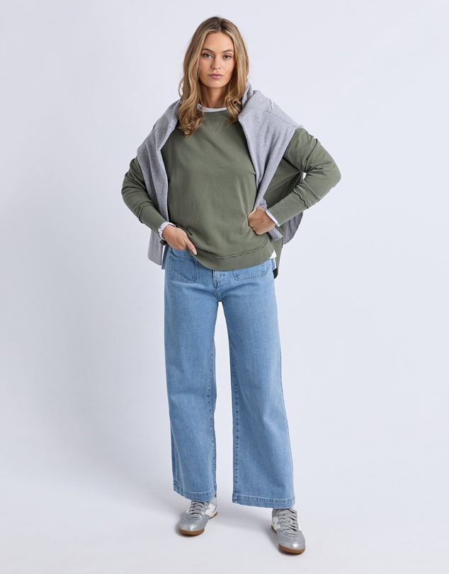 Foxwood - Delilah Crew Khaki