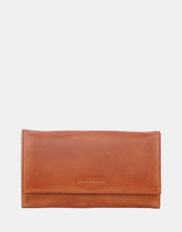 Pierre Cardin - Pierre Cardin Rustic Leather Ladies Wallet