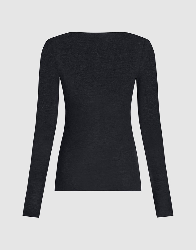 Hunkemoller - Long Sleeve Boatneck Cashmere Top