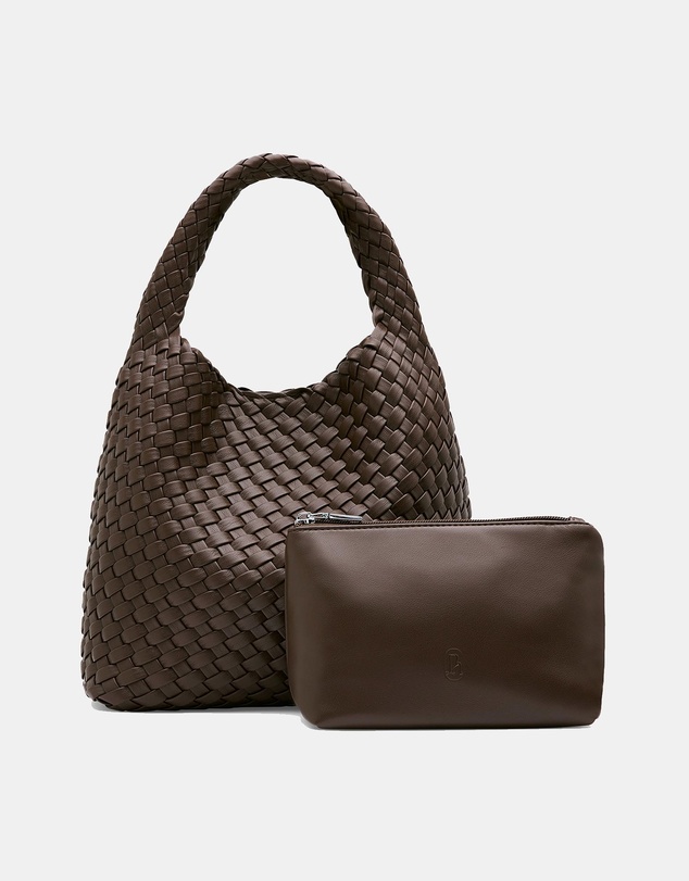 Rylan - Alt-Leather Woven Small Tote Bag