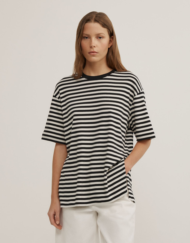 Witchery - Stripe Boyfriend T-shirt 2.0