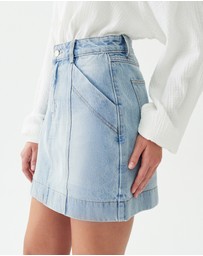 The Fated - Asha Denim Mini Skirt