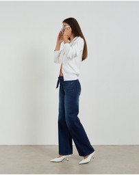 DRICOPER DENIM - Molly Mid Rise Straight Leg Jeans