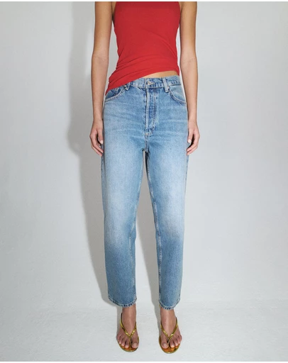 M.N.G - High-Waisted Mom-Fit Jeans