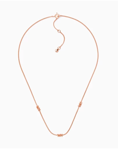 Michael Kors - Premium Rose Gold Tone Tone Necklace
