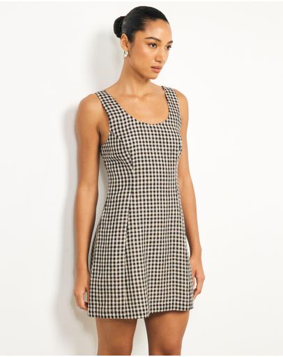 Black & Neutral Gingham