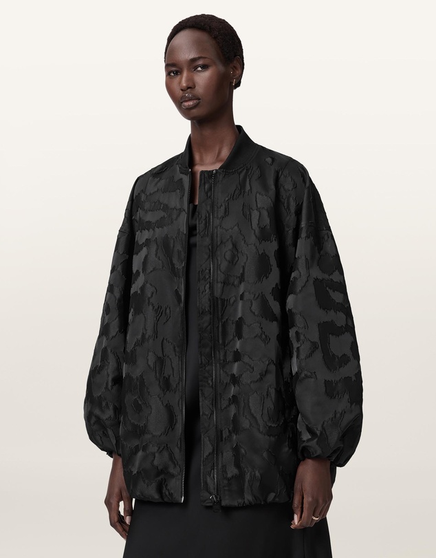 AllSaints - Bayse Oversized Bomber Jacket