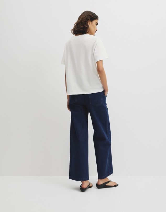 Country Road - Textured Short Sleeve Slub T-shirt