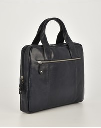 Cobb & Co - Turner Leather Laptop Satchel
