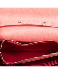 Pre-Loved by Azura Reborn - Pre-Loved Saffiano Turn Lock Wallet on Strap