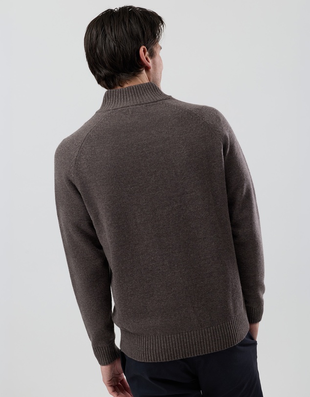 Wayver - Half Zip Wool Blend Knit