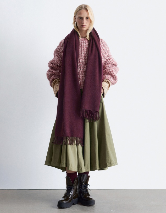 & Other Stories - Fringed Wool Blanket Scarf