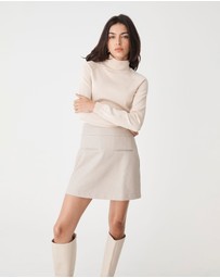 Forcast - Lara A-line Mini Skirt