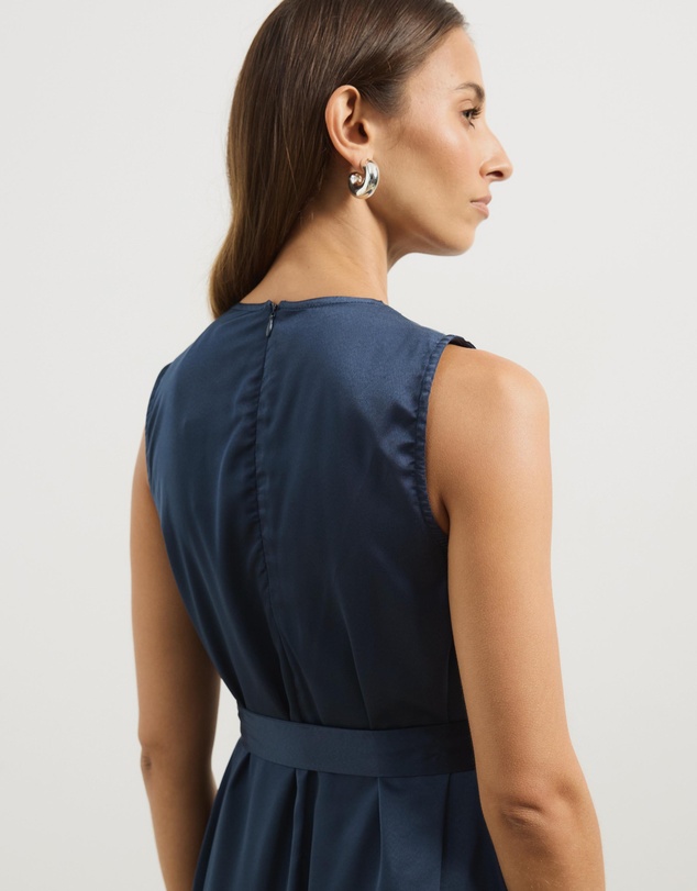 Atmos&Here - Juni Satin Sleeveless Midi Dress