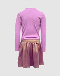 B.Nosy - Donia Long Sleeve Dress - Kids-Teens