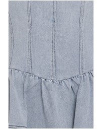 Petal & Pup - Ellen Strapless Mini Dress - Light Denim