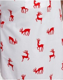 Sant And Abel - Men's Reindeer Red Sleep Shorts