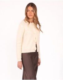 Petal & Pup - Alira Lace Trim Midi Skirt - Brown