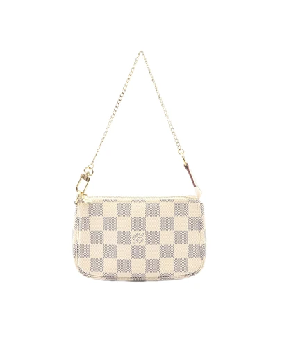 Pre-Loved by Azura Reborn - Pre-Loved Damier Azur Mini Pochette Accessoires