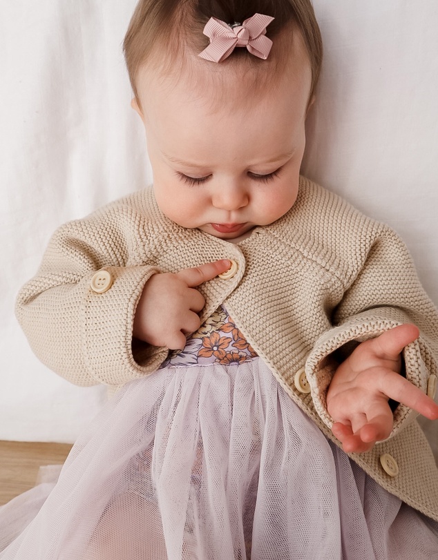 WITH LOVE FOR KIDS - Poppy Knitted Cardigan - Babies - Kids