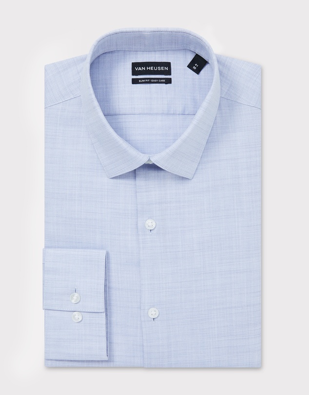 Van Heusen - Solid Colour Textured Shirt