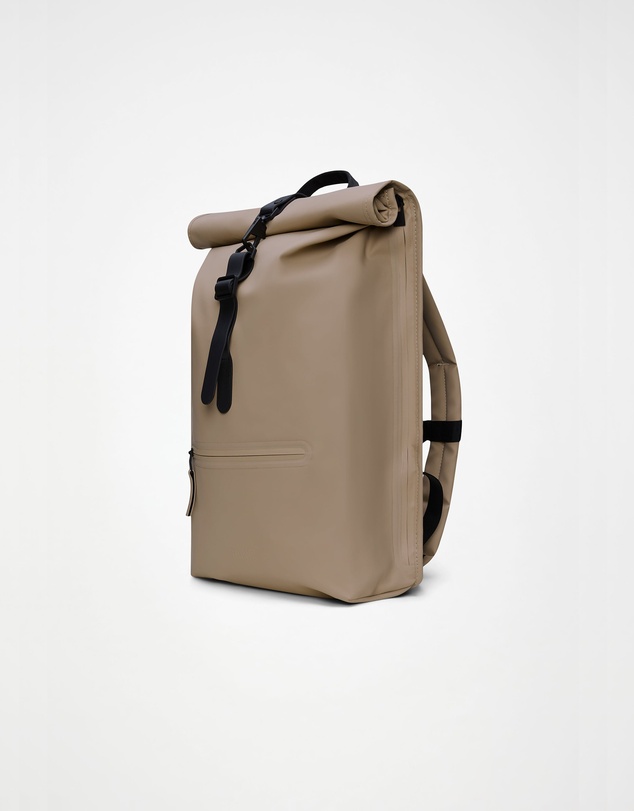 RAINS - Rolltop Rucksack Beige