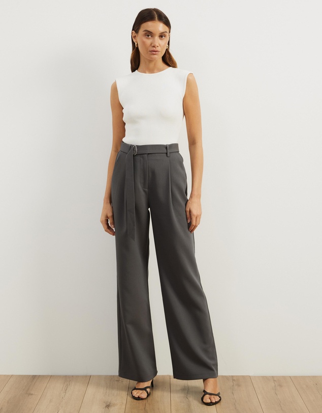 Atmos&Here - Mirae High Waisted Tailored Pant