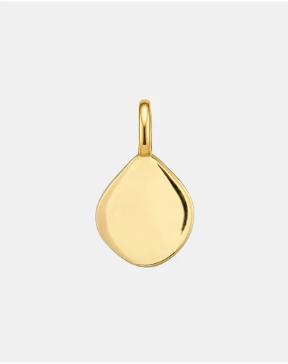 Zoe Olivia - 14K Gold Vermeil Cubic Zirconia Disc Charm