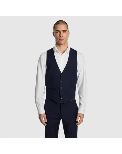 yd. - Atlas Wool Blend Waistcoat