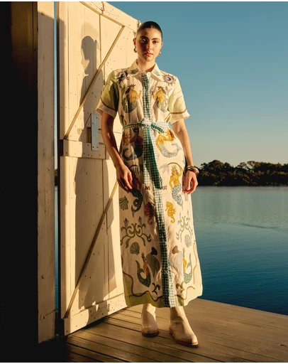 SMWR. by The Somewhere Co - My Own Muse Maxi Shirt Dress