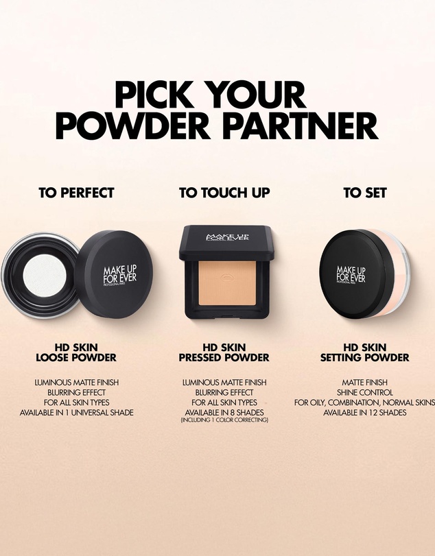 MAKE UP FOR EVER - HD Pressed Powder - Translucent 0.1