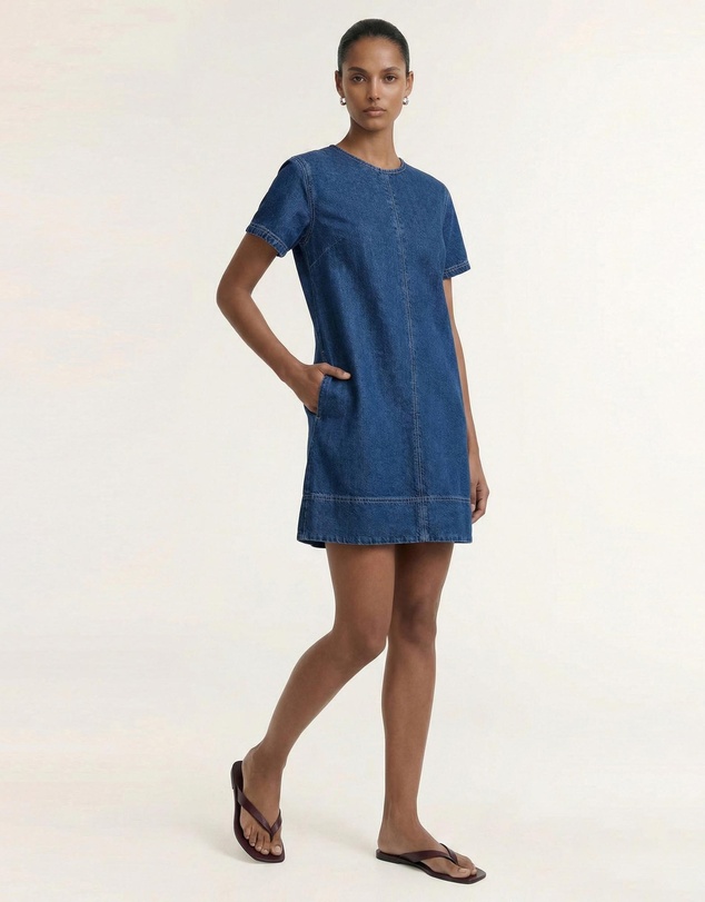 Staple the Label - Roma Chambray Mini Dress