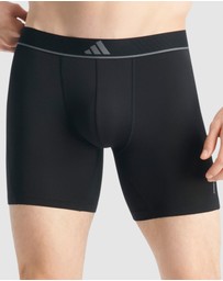 adidas Sportswear - 3 Pack Active Micro Flex Eco Boxer Brief Underwear