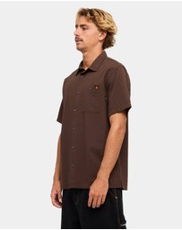 Billabong - Mens Otis Flag Short Sleeve Shirt