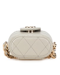 Pre-Loved by Azura Reborn - Pre-Loved Mini Lambskin Elegant Chain Vanity Case