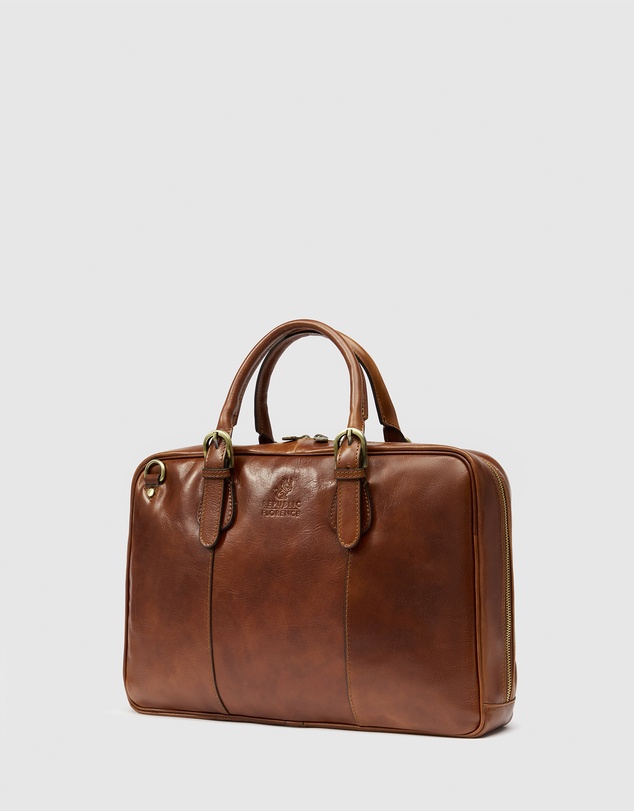 Republic of Florence - The Madrid Matt Brown Briefcase