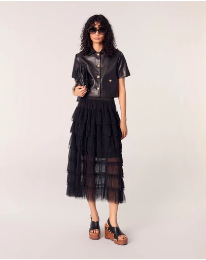 Maje - Valdom Leather Blazer
