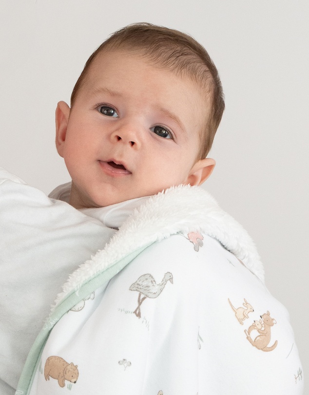 Living Textiles - Sherpa Blanket - Australiana