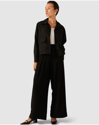 SACHA DRAKE - Button Up Cropped Jacket