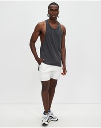 Surrounded By Ghosts - The Larimar French Terry Track Shorts