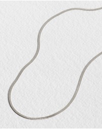 SAINT VALENTINE - Sphinx 2mm Snake Chain Necklace - Silver