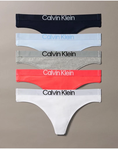 Calvin Klein - 5-Pack Cotton Stretch Thong