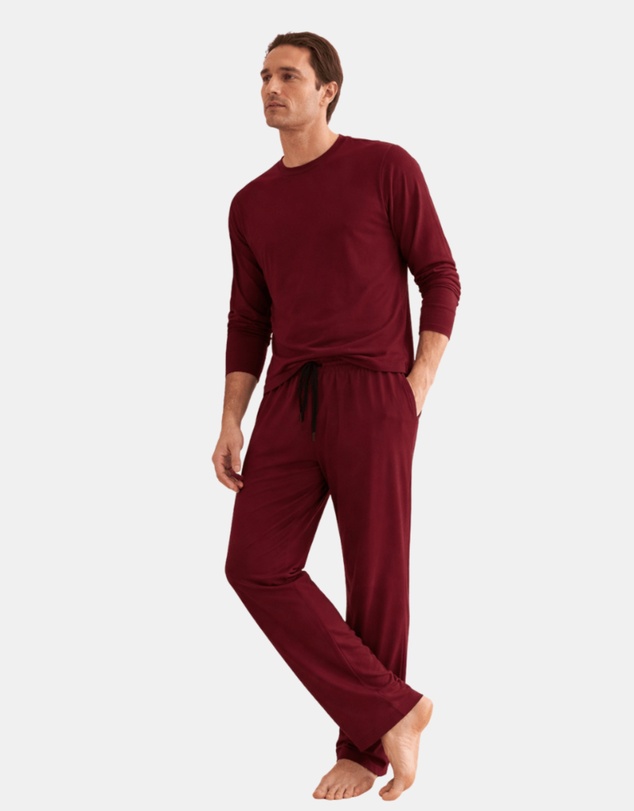 Henry Bucks - Henry Lounge Modal Jersey Long Sleeve Pyjama Set