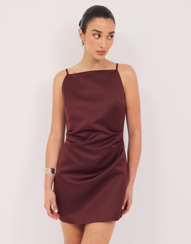 Calli - Marla Satin Mini Dress