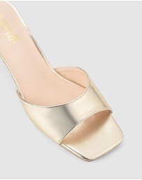 Verali - Alyssa Kitten Heel Mules