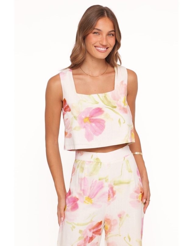 Petal & Pup - Devlin Top - Pink Garden Floral
