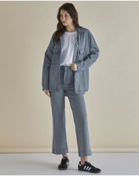 Betty Basics - Willow Pinstripe Wide Leg