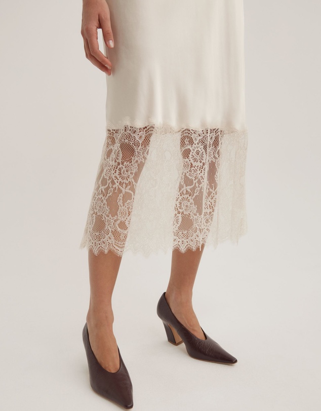 Witchery - Lace Trim Skirt