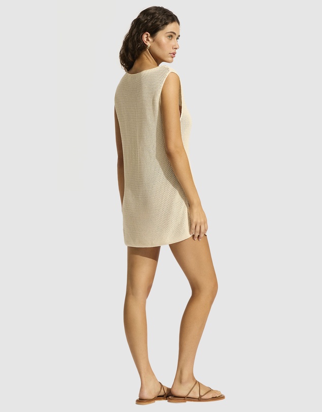 Seafolly - Isla Palm Knit Mini Dress