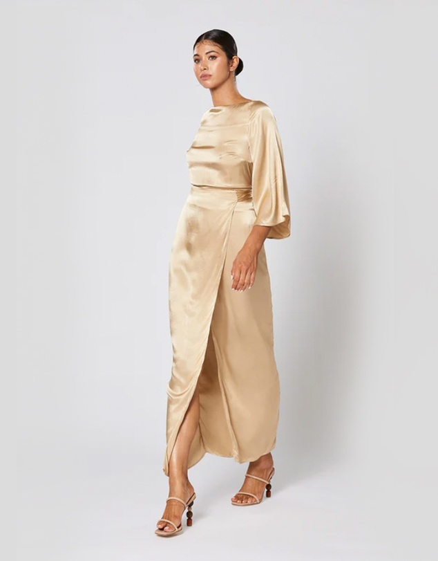 Winona - Cinta Dress Gold